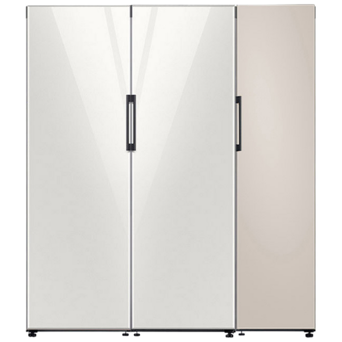 삼성전자 비스포크 키친핏 냉장고 RR39A7695AP RZ32A7665AP RZ24A5660AP 1도어 세트 메탈쿨링 코타화이트 단일색상