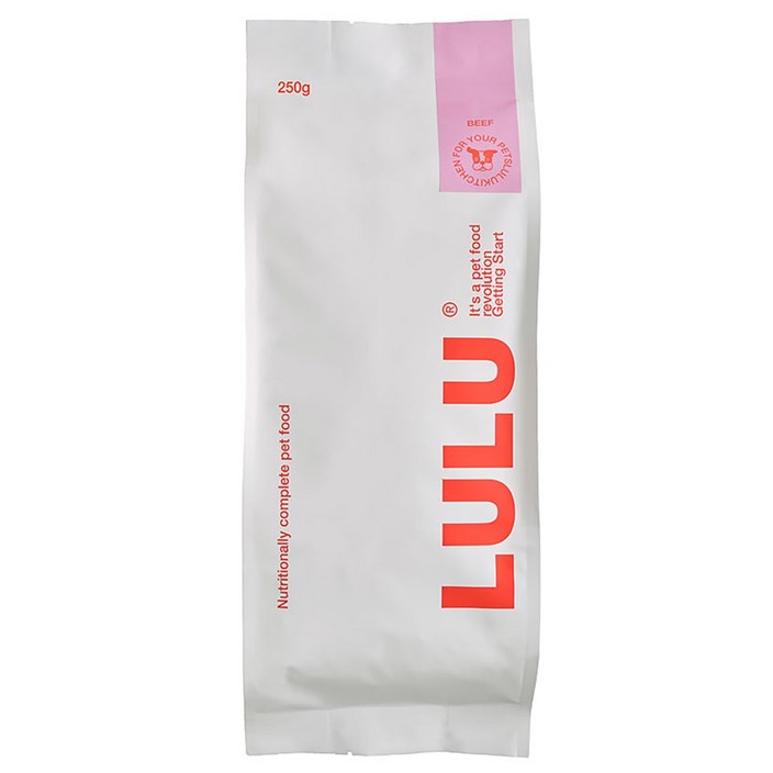 [로켓프레시] 룰루키친 룰루 비프 강아지 화식사료 (냉동), 소고기, 250g, 4개