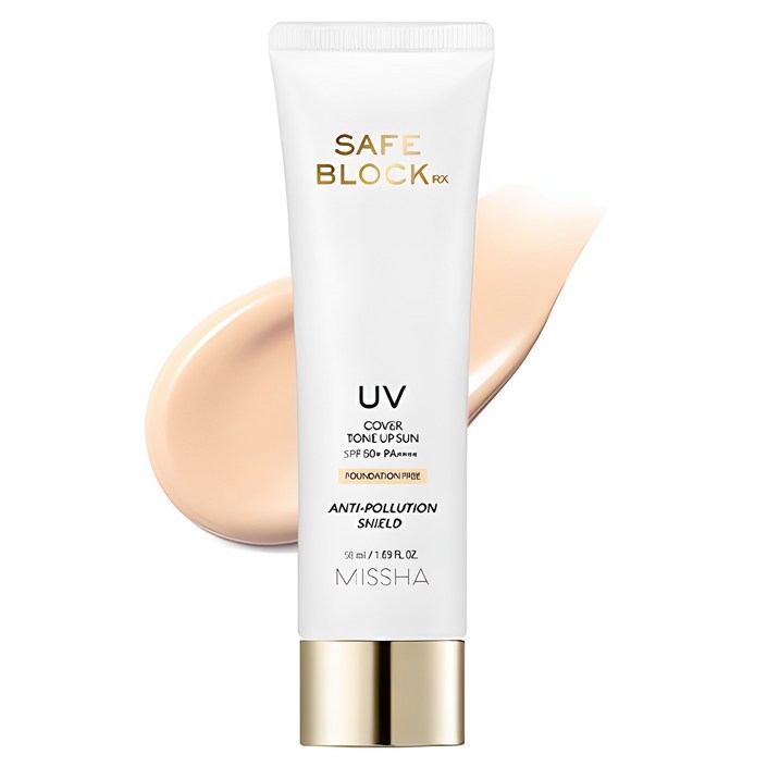 미샤 세이프 블록알엑스 커버 톤업 선크림 SPF50 PA, 50ml, 1개 미샤 세이프 블록알엑스 커버 톤업 선크림 SPF50 PA, 50ml, 1개