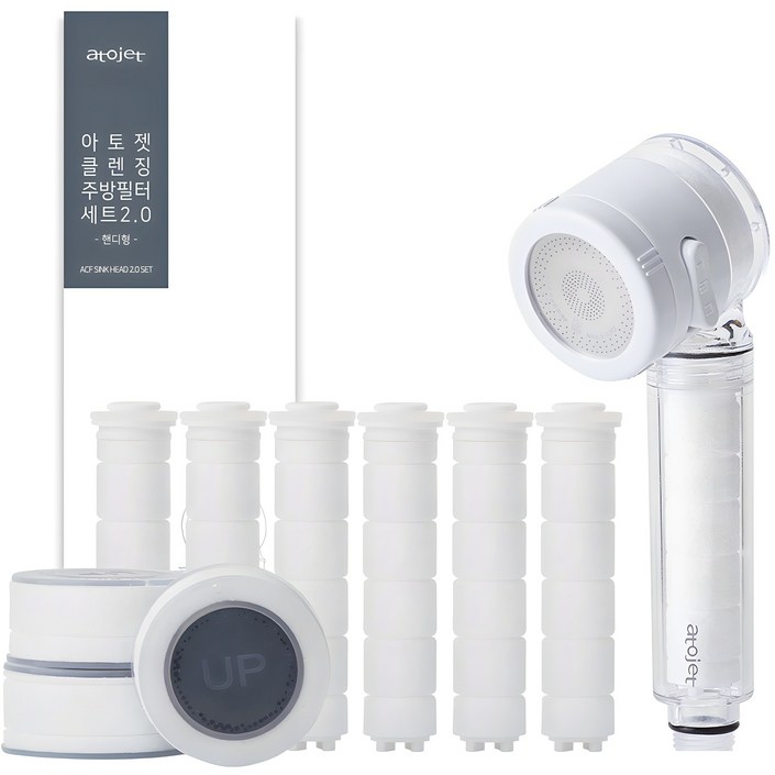 아토젯 클렌징 주방 핸디형  헤드필터 3p  바디필터 6p 세트, 1세트