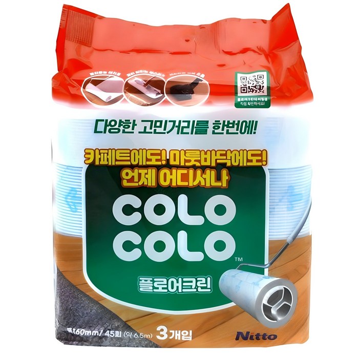 고로고로 마루용 테이프 크리너 리필 3개입, 1개