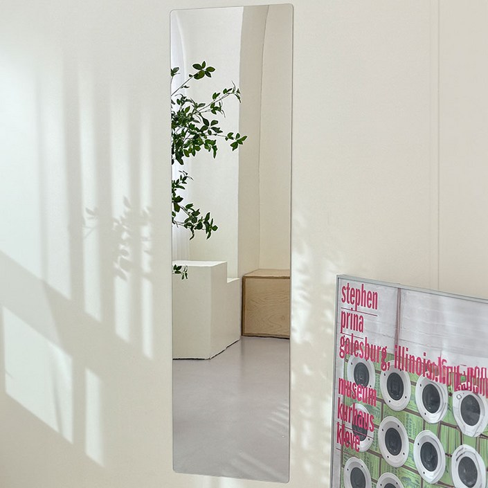 일상도구 부착형 아크릴 벽거울 40 x 150 cm