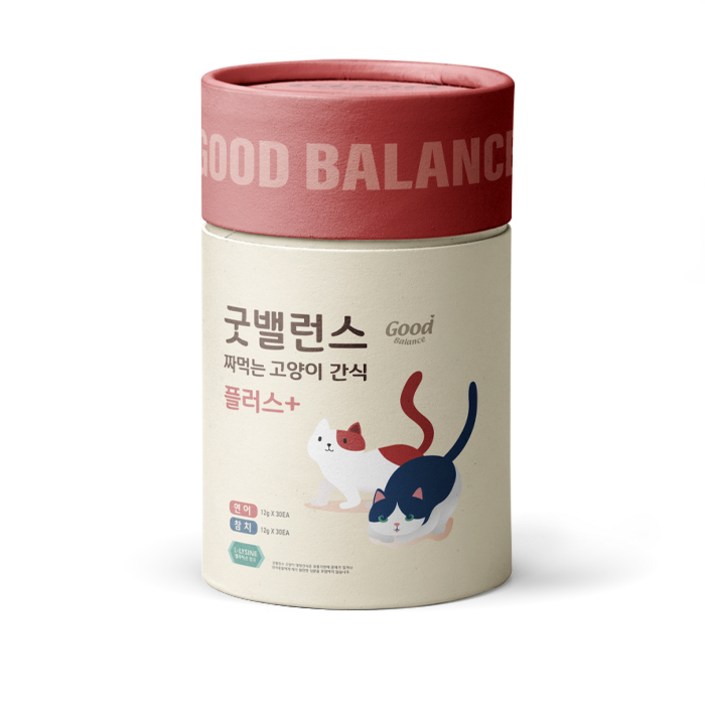 굿밸런스 고양이 짜먹는 간식 플러스 60p