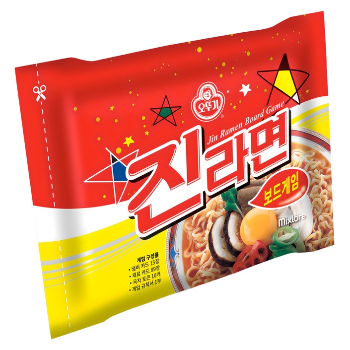 믹스로어 오뚜기 진라면 보드게임, 레드, 1개