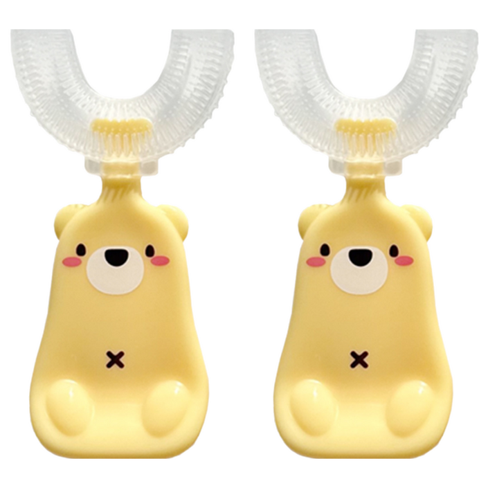 나와아기 U자형 실리콘 영유아칫솔