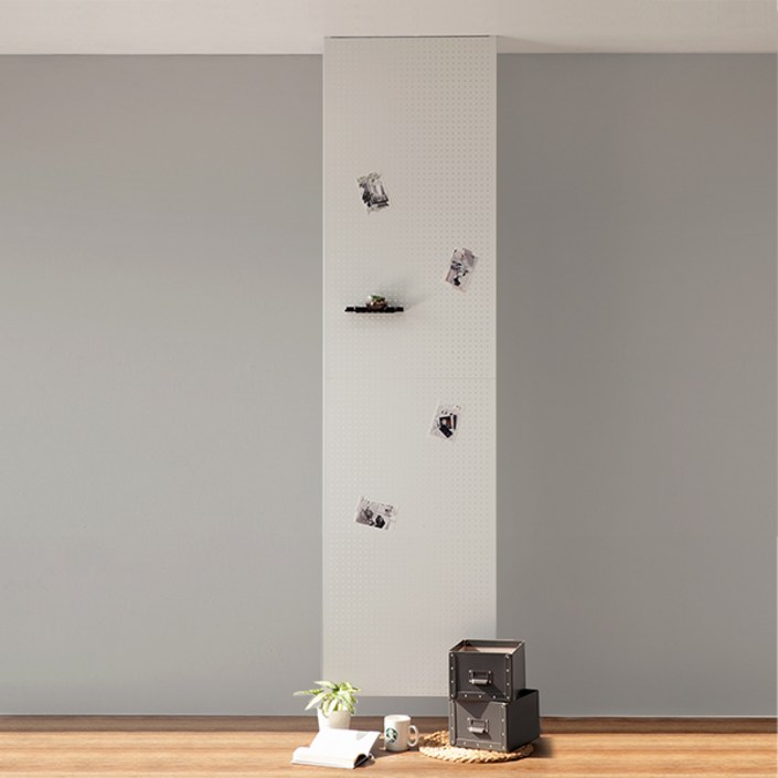 타공판닷컴 인테리어 철제파티션 60cm 결합형 110cm  120cm, 화이트