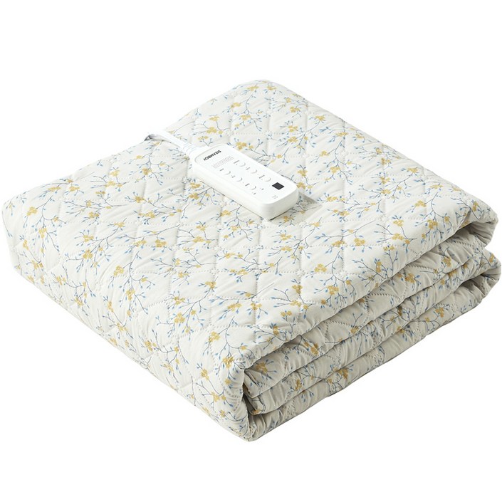 스팀보이 카본 전기요 리버서블 K22S22D, 겨자꽃패턴, 싱글1000 x 1800 mm