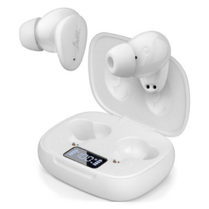 브리츠 노이즈 캔슬링 무선 블루투스 이어폰, XC401012Earphones, 602035Battery Case, white 브리츠 노이즈 캔슬링 무선 블루투스 이어폰, XC401012Earphones, 602035Battery Case, white