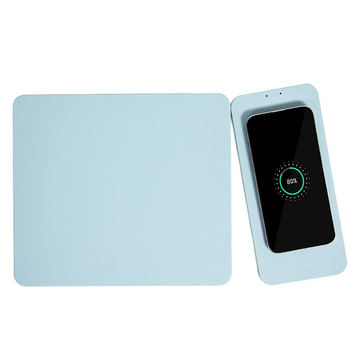 액센 자석 분리형 고속 무선충전 파스텔 마우스 패드 15W MP300