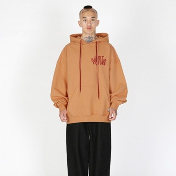 아조바이아조 Oversized 19 Slogan Hoodie PB224TP001 아조바이아조 Oversized 19 Slogan Hoodie PB224TP001