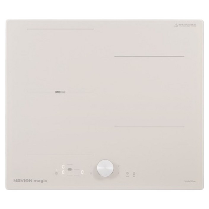 나비엔매직 전기레인지 인덕션 3구 베이지, ERI5053AF, 빌트인