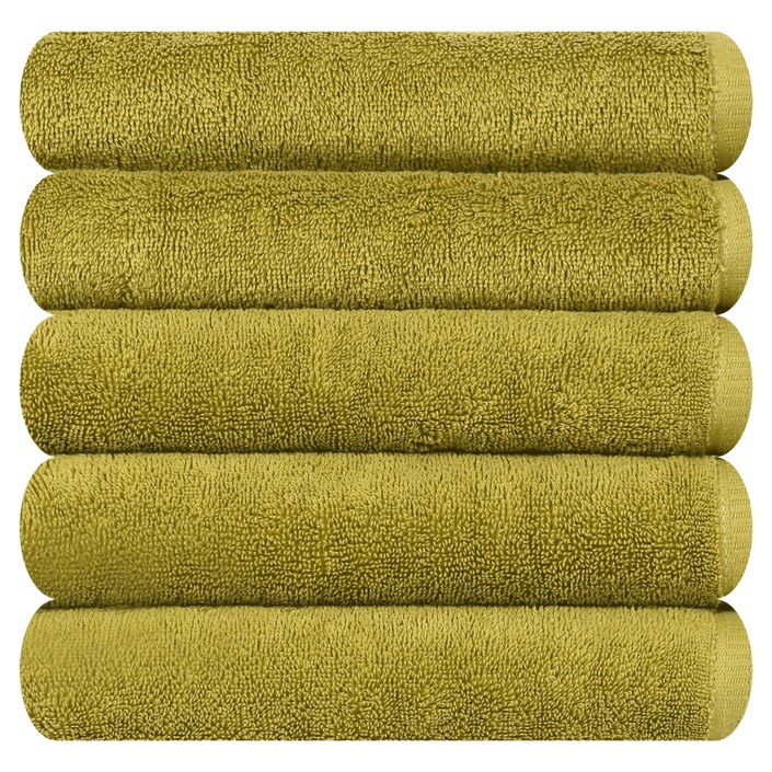 송월타월 뉴 데일리 소프트볼륨 40 수건 200g 코마사, 올리브, 5개