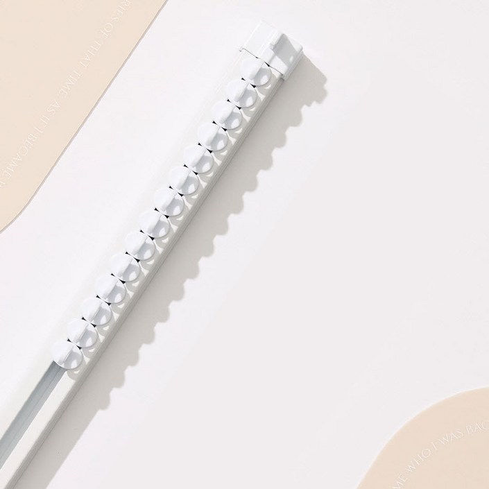 홈드레브 저소음 암막 커튼레일, 화이트