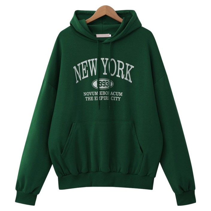 엠엔씨 남녀공용 1993 뉴욕 후드티 MDHD585CB