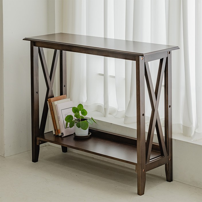 에카드 원목 콘솔 테이블