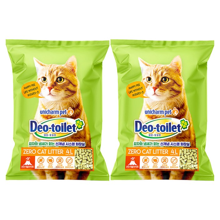 유니참데오토일렛 사막화방지 고양이 모래
