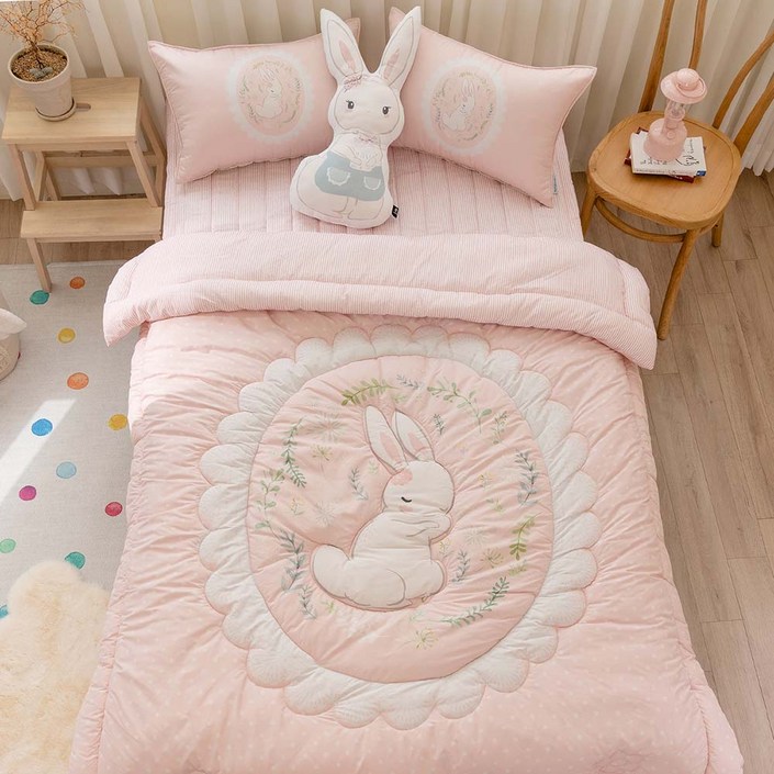 마이하우스 유아동 차렵이불세트, 앤래빗