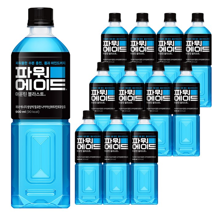 파워에이드 마운틴 블라스트, 900ml, 12개 파워에이드 마운틴 블라스트, 900ml, 12개