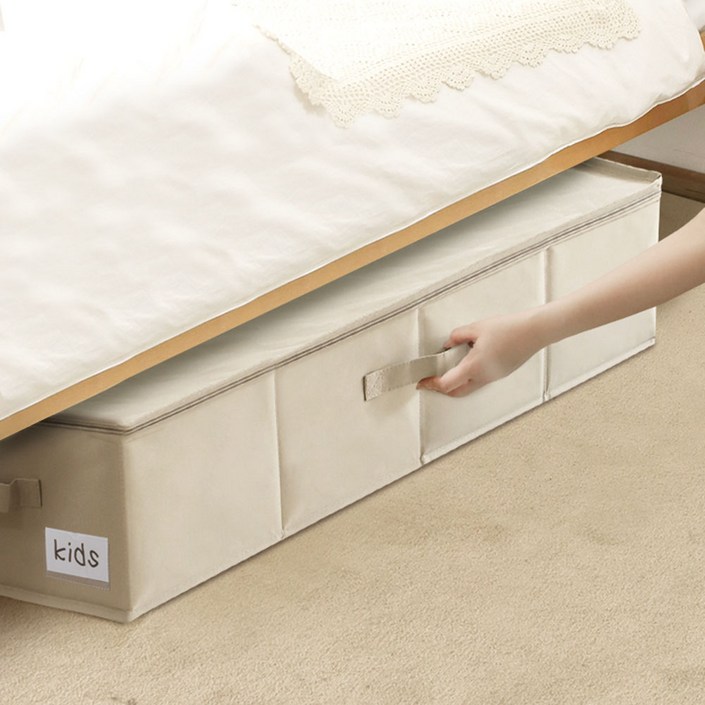 네이쳐리빙 방수 옷정리 언더베드 이불 수납함