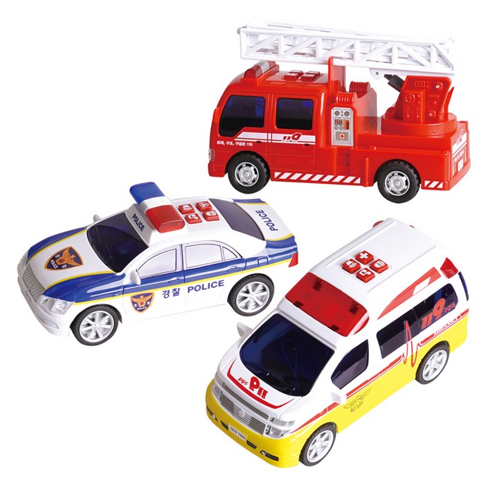 바니랜드 출동 구조대 장난감 세트