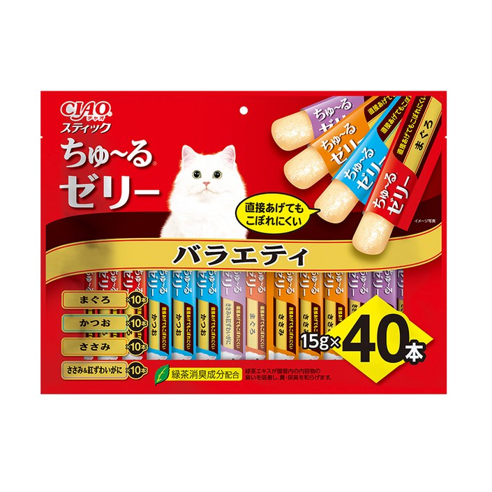 챠오츄르 고양이 스틱 짜먹는 간식 40p