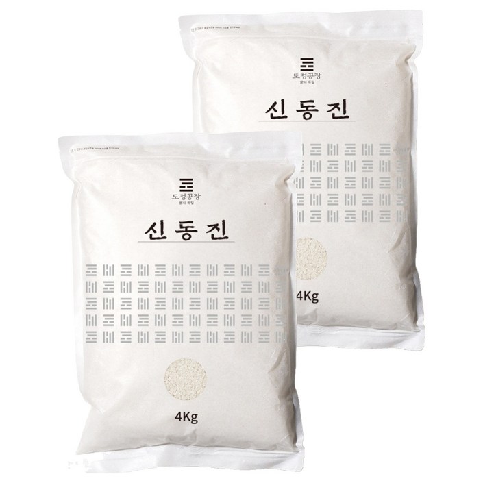 도정공장 신동진 백미, 4kg, 2개, 상등급