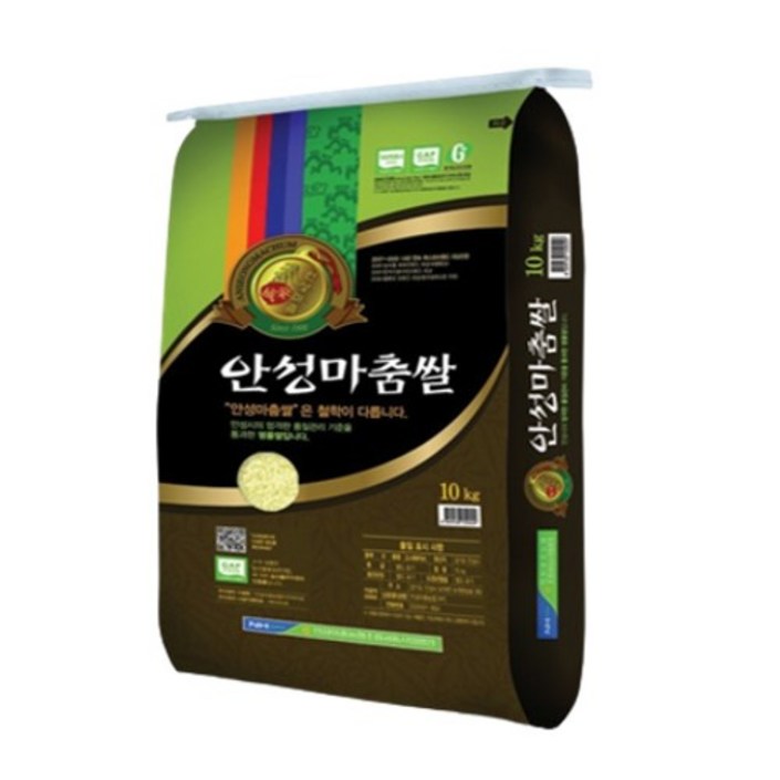 안성마춤농협 2024년산 햅쌀 고시히카리 백미, 1개, 10kg