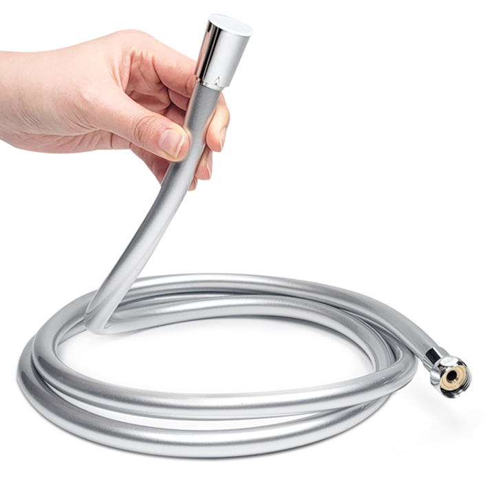 글랑앤 물때방지 PVC 샤워호스 2m, 1개, 단일 색상