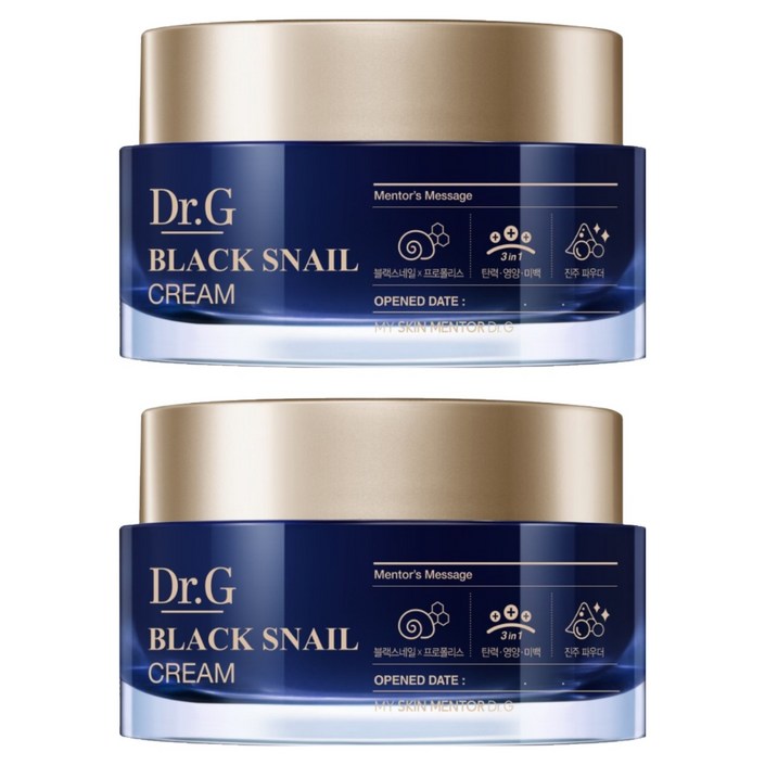 닥터지 블랙 스네일 크림 듀오