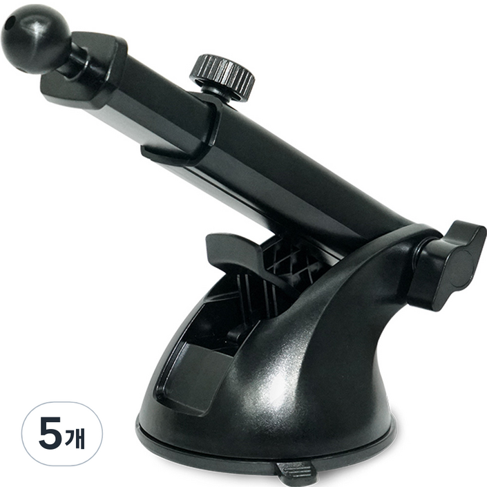 DGDM 대시보드 거치대 흡착패드, 5개, 블랙