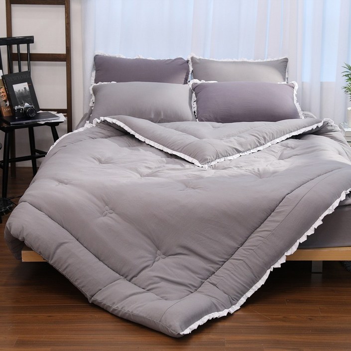 류금숙 모던호텔 블라썸 실키케어 차렵이불 침구세트