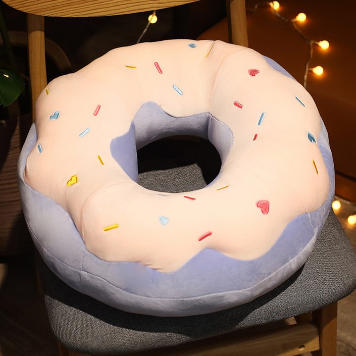 뷰넷 도너츠 모양 도넛 방석, 퍼플