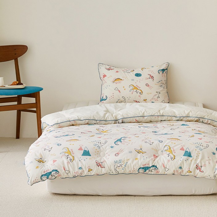 마틸라 아동용 디어프렌드 고밀도 순면 차렵이불  베개커버 세트