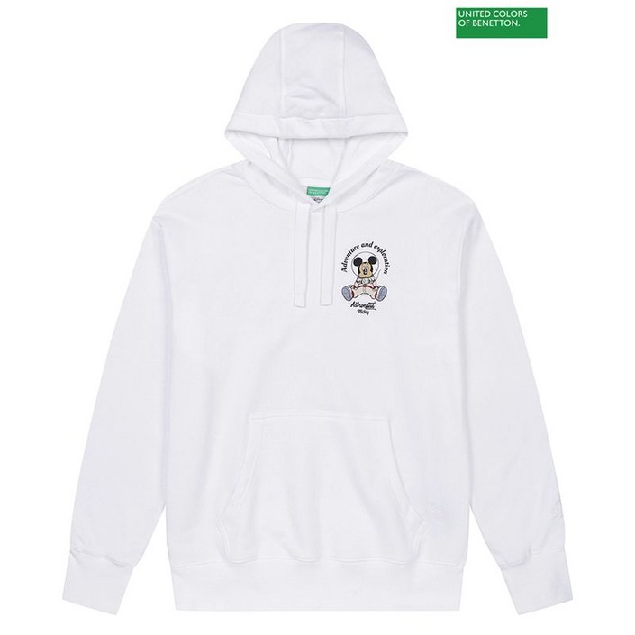 베네통  Mickey hood sweater 3F 3J68U2019 101