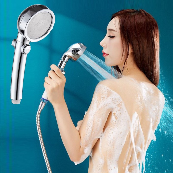 3단 수압상승 샤워기헤드 온오프샤워헤드 절수 욕실