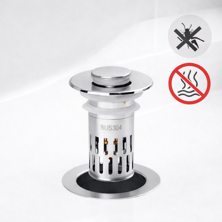 루움 냄새차단 간편설치 막힘방지 세면대 트랩