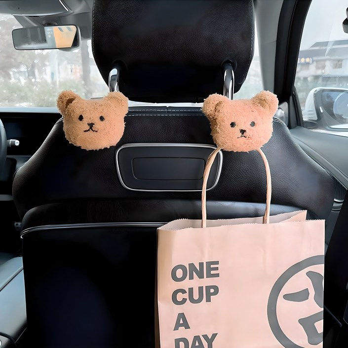 차량용 곰돌이 대형 후크 세트