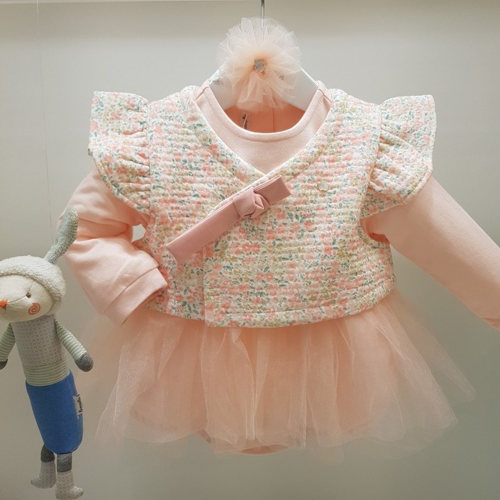 아가방 23가을 베이비페어 추석 한복 원피스세트  한복이 어려운 베이비들 요런 저고리입는 한복 드레스 원피스 올려봐쥬 입히기 정말 좋은 바디수트  헤어밴드도 같이