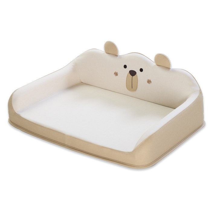 코코리에또 펫 강아지 곰베어 친환경 펫침대 방수 사계절 국내생산 펫베드, 1개, 곰베어