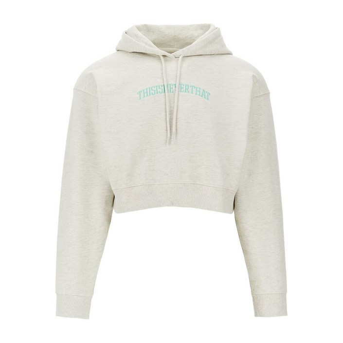 This Is Never That 로고 자수 후디