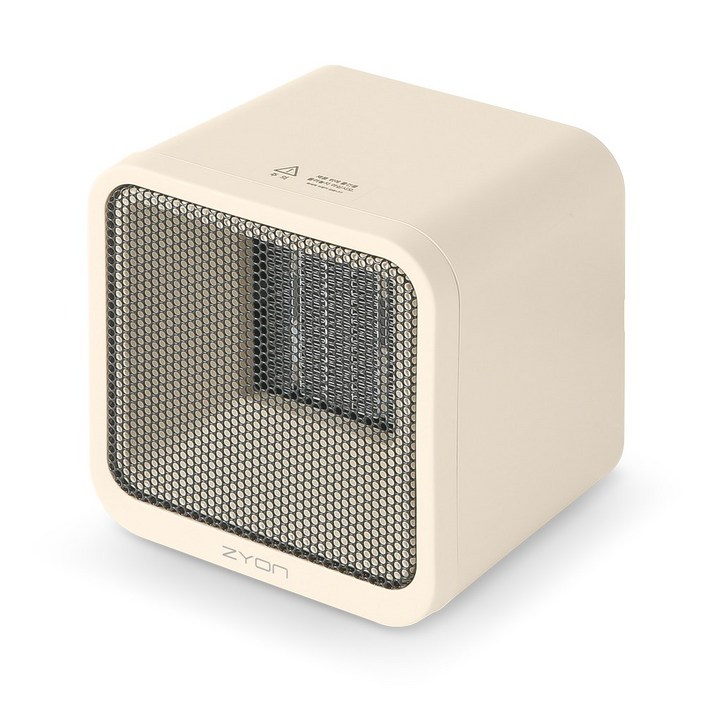 미니 전기 온풍기 PTC 히터 휴대용 저소음 온풍기 소형 팬히터 사각 탁상용 캠핑 온풍기 저전력 450W 쾌속온풍