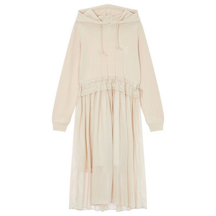 VOV(보브) 여성용 후드 티셔츠 믹스 원피스 7152437002