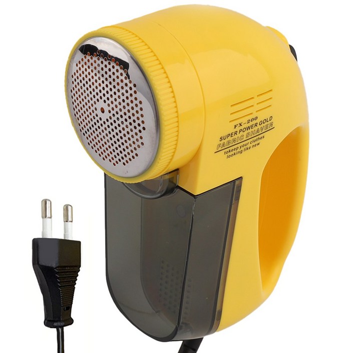 IFREE 니트 보풀제거기 1위 전기식 세탁소용 업소용 옷 보플제거기, 노랑색, 200