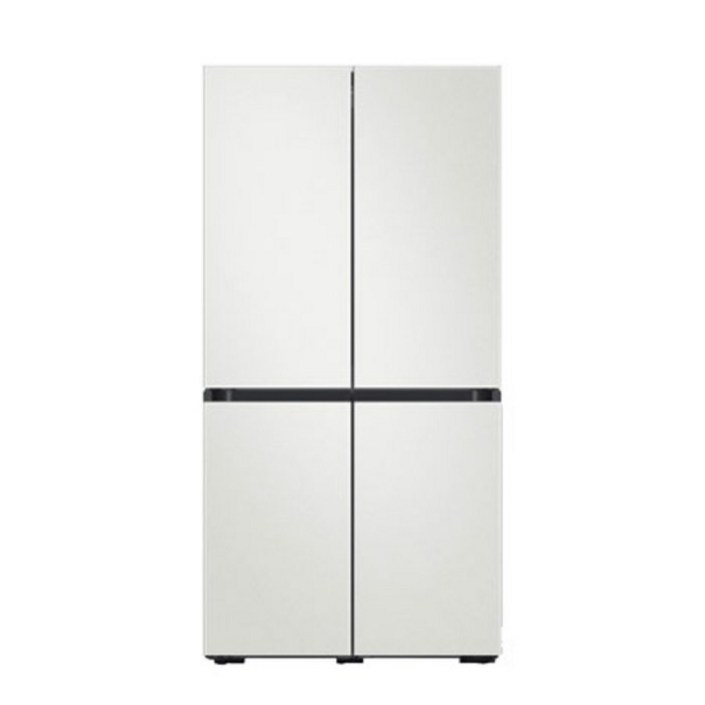 삼성전자 비스포크 냉장고 4도어 키친핏 RF60B91U2AP (615L, 코타화이트) 20221024