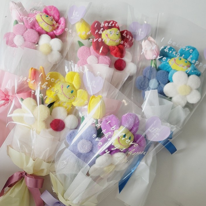 제이플라 스마일 양모꽃다발 발표회 재롱잔치 연주회 인형 단체꽃다발 수료식 학예회 조화꽃다발