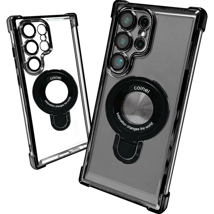 갤럭시 s24 울트라 s23ultra 2배자력 투명 맥세이프 거치대 케이스