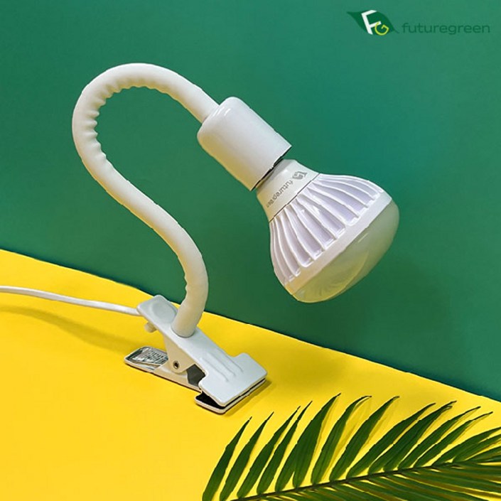퓨처그린 SET 화이트 자바라 집게 클립 키소켓 E26 식물등 LED 식물조명 전구 집게형 스탠드 세트, 1세트 퓨처그린 SET 화이트 자바라 집게 클립 키소켓 E26 식물등 LED 식물조명 전구 집게형 스탠드 세트, 1세트