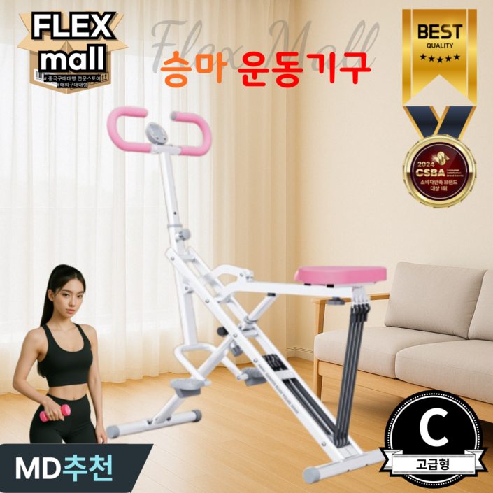 플렉스몰 승마운동기구 말타기 로잉머신 실내 홈트 다이어트 복근 뱃살 코어 가정용 전신운동기구