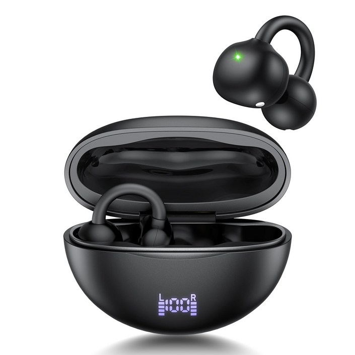 YINTEE 블루투스 이어폰  오픈형 클립형 무선  불루투스 이어폰 c타입