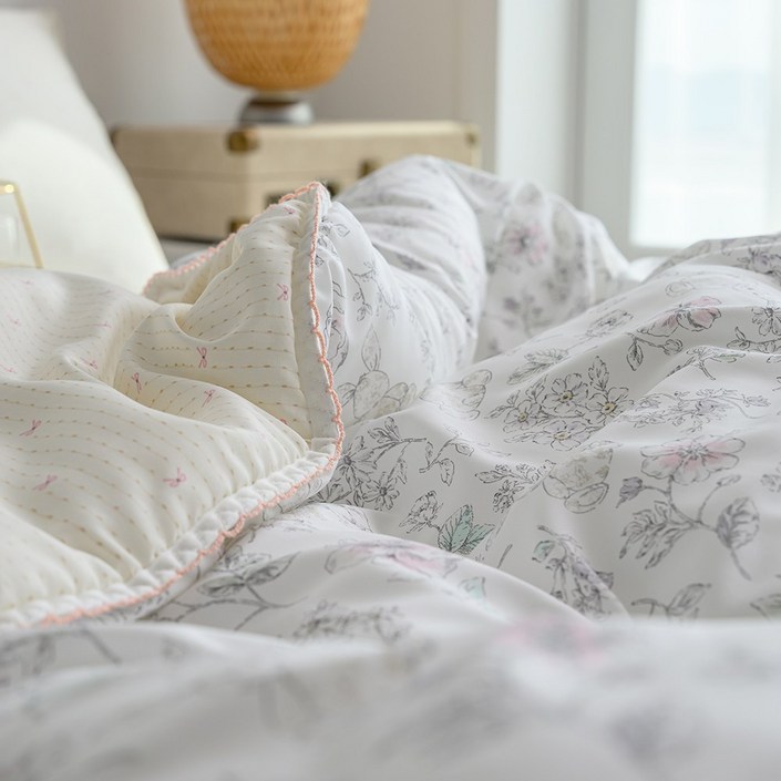 쿠에뜨 콜라겐 텐셀 모달이불 엘리스 토끼 SS 사계절 간절기이불